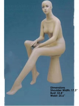 Full Size Sitting Mannequin Display